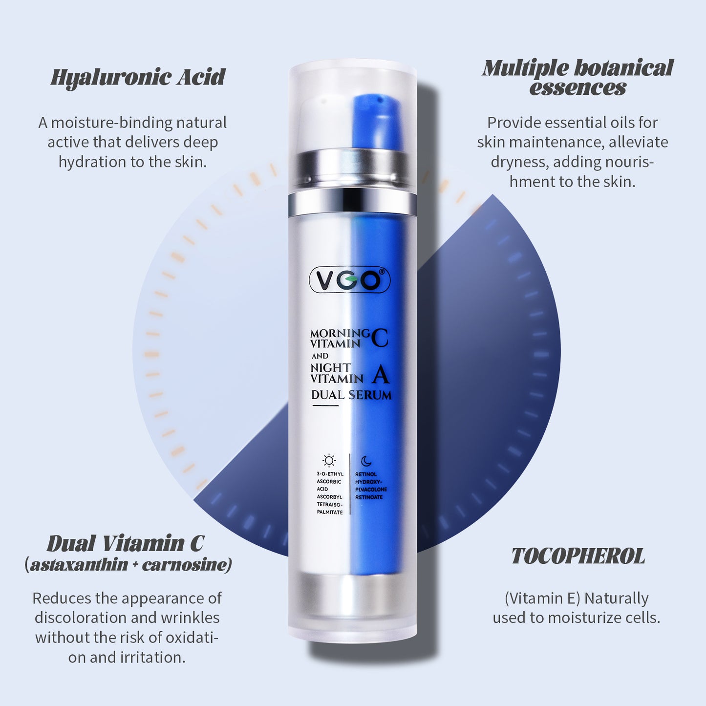 Morning Vitamin C And Night Vitamin A Dual Serum